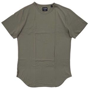 Cuts Clothing Men's Elongated Crew Signature Fit PYCA Pro Tee T-Shirt in Coyote